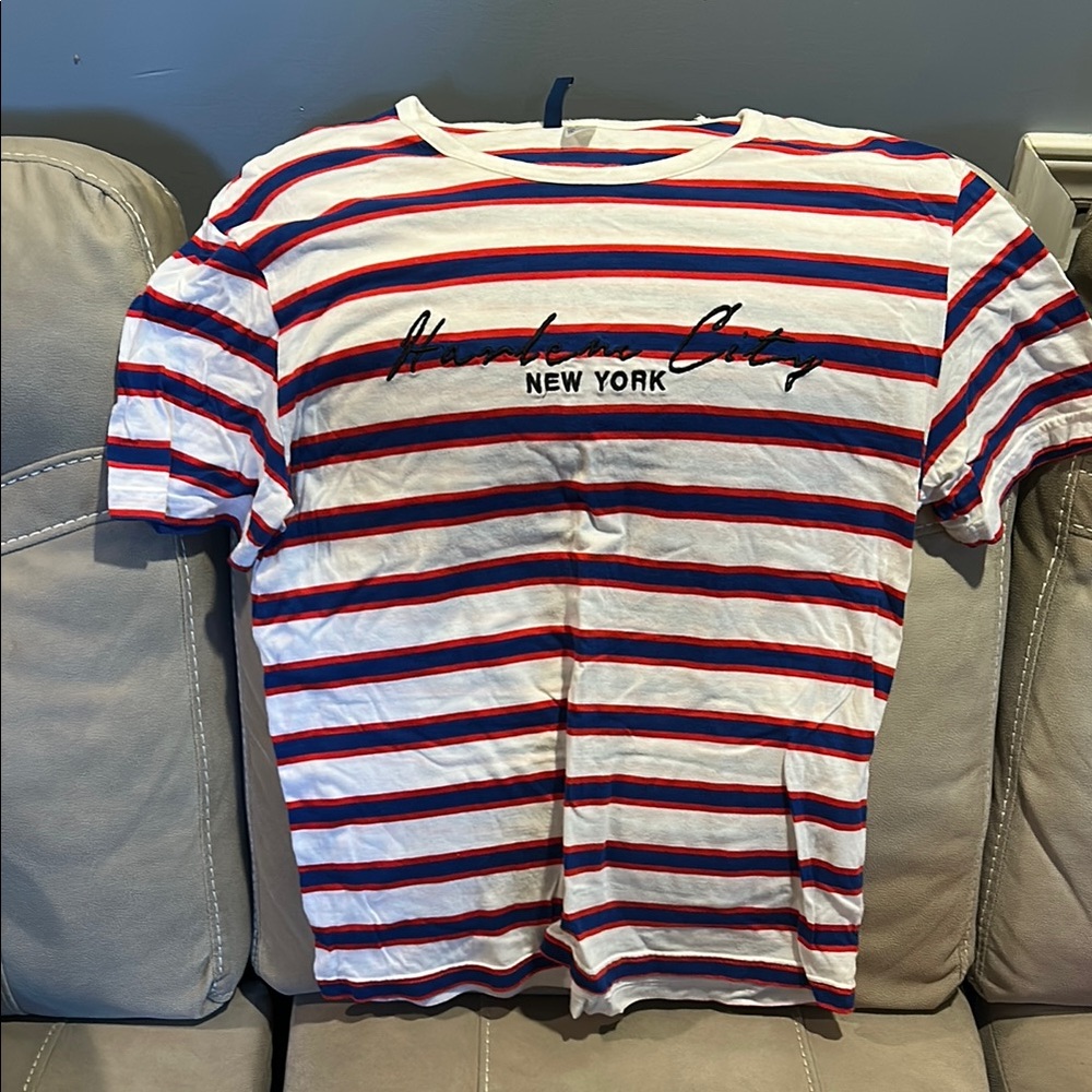 H&M Striped Tee - Red, Blue, White